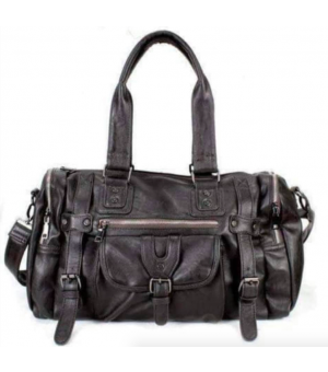 Premium Travel Black PU Leather Cross bag